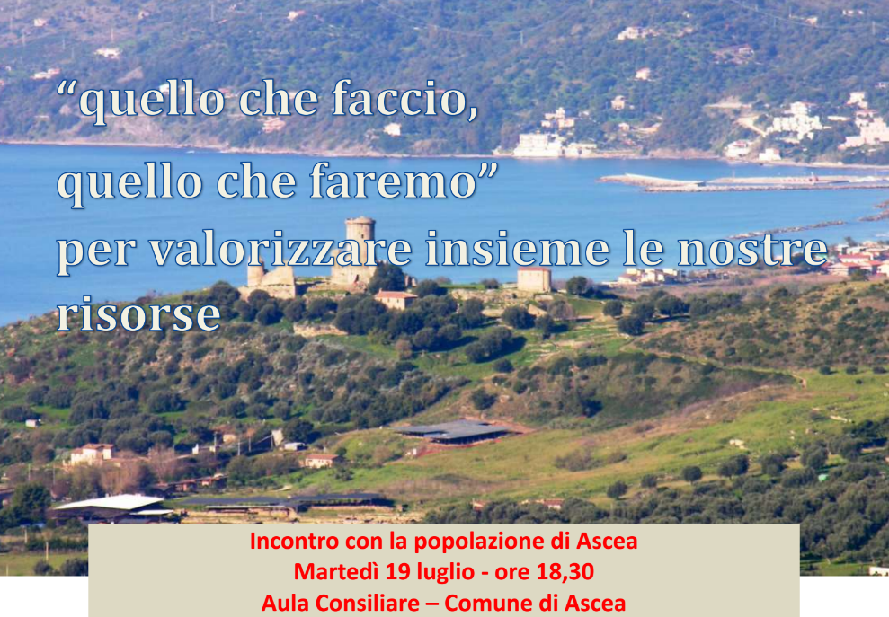 Incontro con la popolazione di Ascea – Misura 19