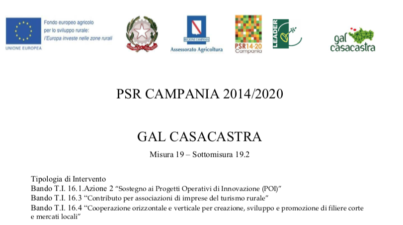 Proroga – Misura 19 – sottomisura 19.2